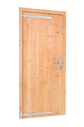 Douglas enkele klampdeur B1000xH2050mm buitenmaat, linksdraaiend (rvs / verzinkt beslagset)