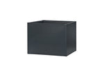 Seneca 100 – Dubbelwandige bloembak antraciet – 100 x 100 x 76 cm