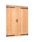 Douglas dubbele klampdeur XXL B2254xH2150mm buitenmaat, linksdraaiend (beslagset zwart)