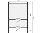 Sauna cube Rovaniemi 390 cm | 42 mm | Thermowood