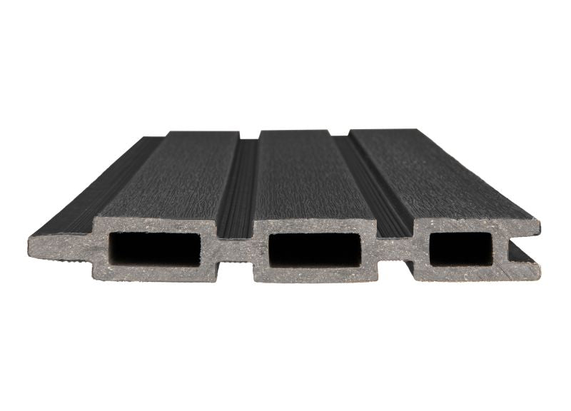 PuraFence Royal composiet plank 2,0 x 16,1 x 182 cm, ebony black