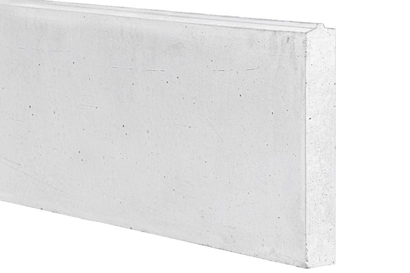 Berton©-onderplaat wit/grijs H20,0 x D3,5 x L182,5 cm