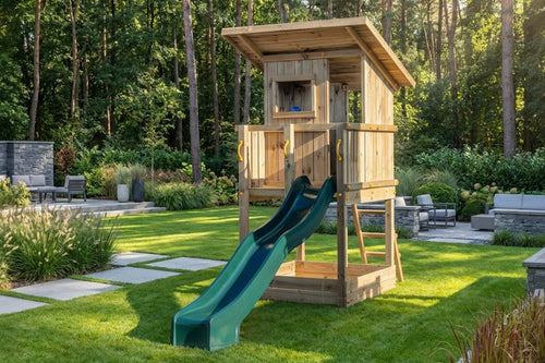 Waveglijbaan kunststof 265 cm groen