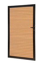 PuraFence aluminium poortframe 180,0 x 100,0 cm, zwart (incl. deurbeslag)