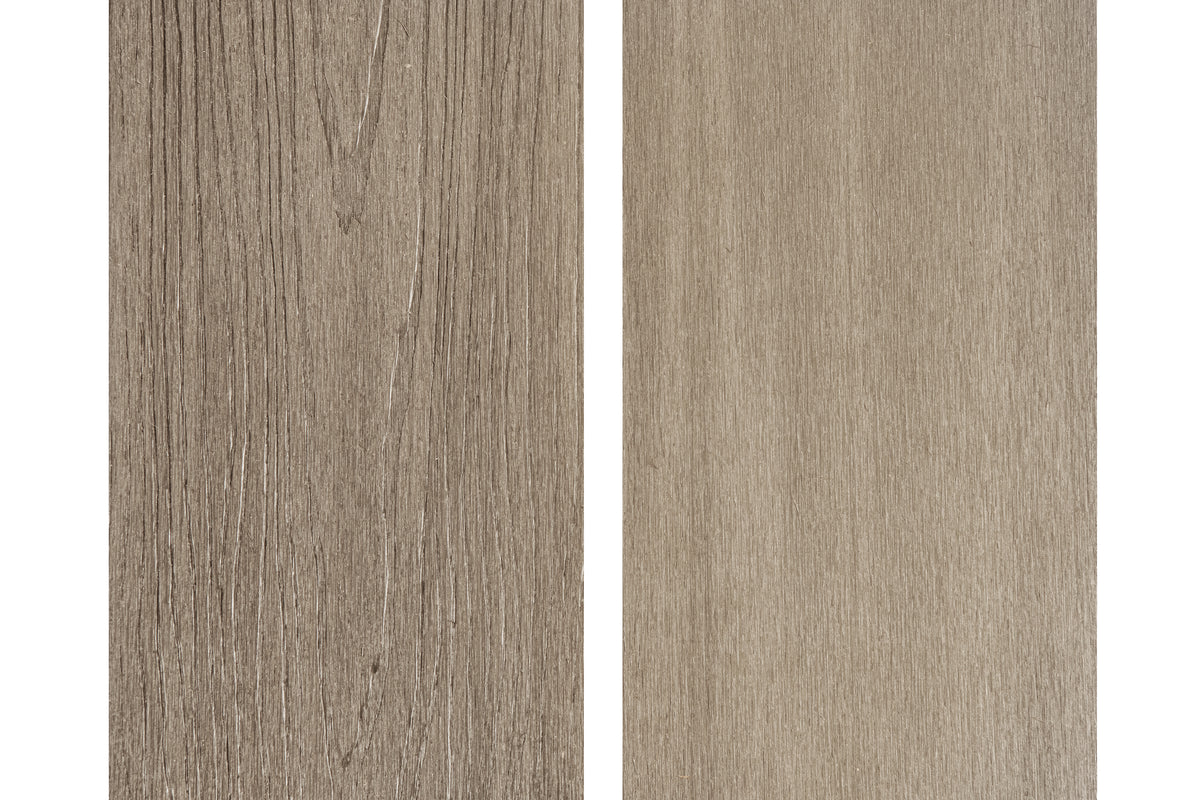 PuraShield composiet vlonderplank 2,3 x 13,8 x 500 cm, light grey, massief, fijne houtnerf, clip systeem