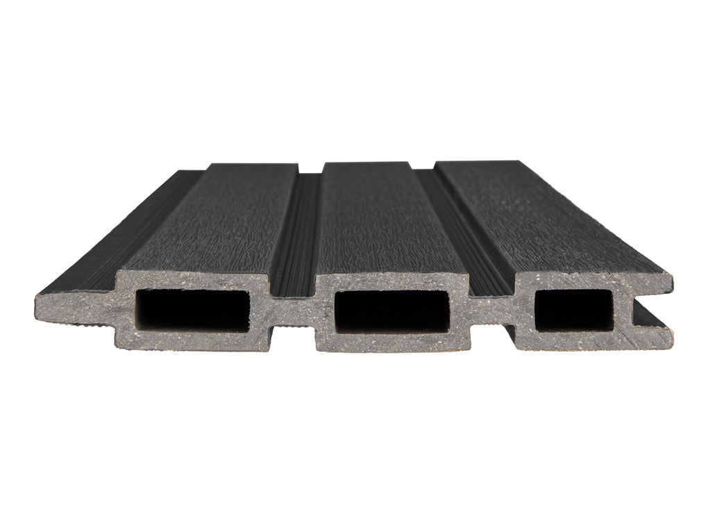 PuraFence Royal composiet plank 2,0 x 16,1 x 182 cm, ebony black