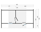 Sauna Oval | 38 mm | onbehandeld