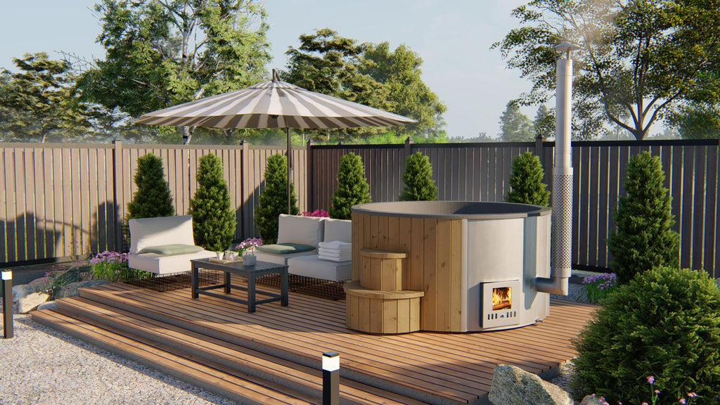 Hottub Deluxe ø200 cm Thermowood