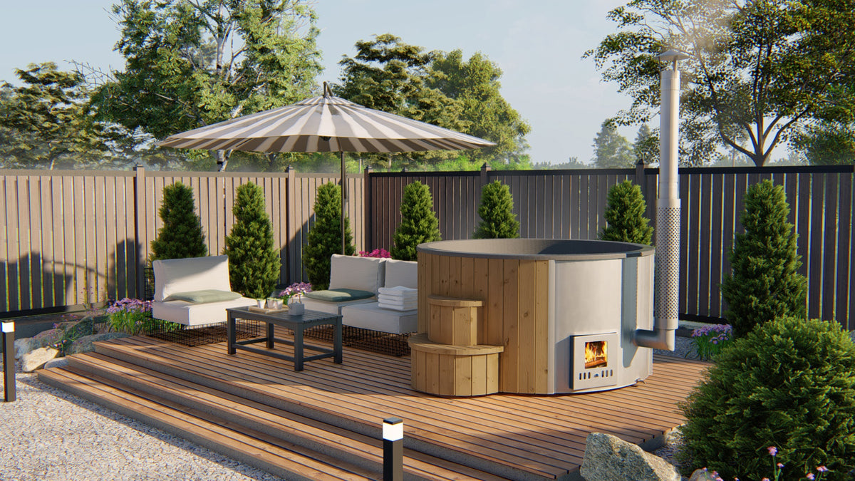 Hottub Deluxe ø200 cm Thermowood