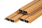 PuraTech 55 composiet dubbel profiel 3,3 x 17,0 x 390 cm, cedar, fijne houtnerf