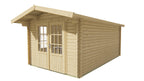 Blokhut - Tuinhuis Julia | 40 mm | vuren Red Class Wood geïmpregneerd