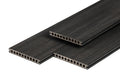 PuraShield composiet vlonderplank 2,3 x 21,0 x 400 cm, ebony black, semi-massief, fijne houtnerf, clip systeem