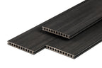 PuraShield composiet vlonderplank 2,3 x 21,0 x 400 cm, ebony black, semi-massief, fijne houtnerf, clip systeem