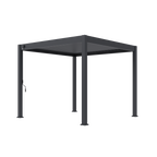 Tuindeco Advance line vrijstaande aluminium overkapping 300 x 300 x 255 cm antraciet