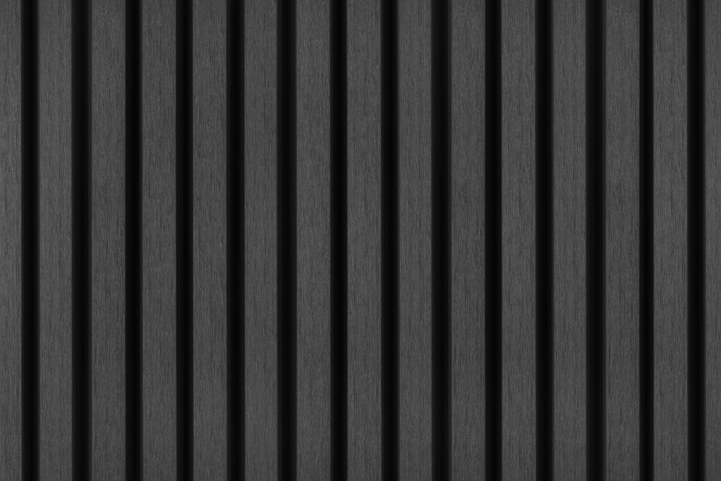 PuraTech 30 composiet triple profiel 3,3 x 17,0 x 390 cm, ebony black, fijne houtnerf