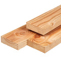 Douglas ligger 4,5 x 14,5 x 500 cm, gedroogd, geschaafd, 4 ronde hoeken