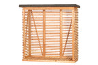 Openhaardhout berging, douglas B200 x D80 x H190 cm