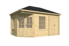 Blokhut - Tuinhuis Agnes | 44 mm | vuren onbehandeld