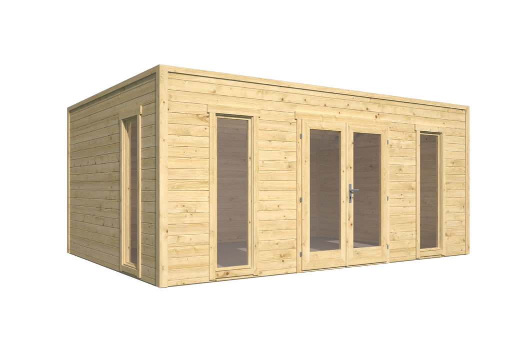 Blokhut - Tuinhuis Marco | 28 mm | vuren onbehandeld
