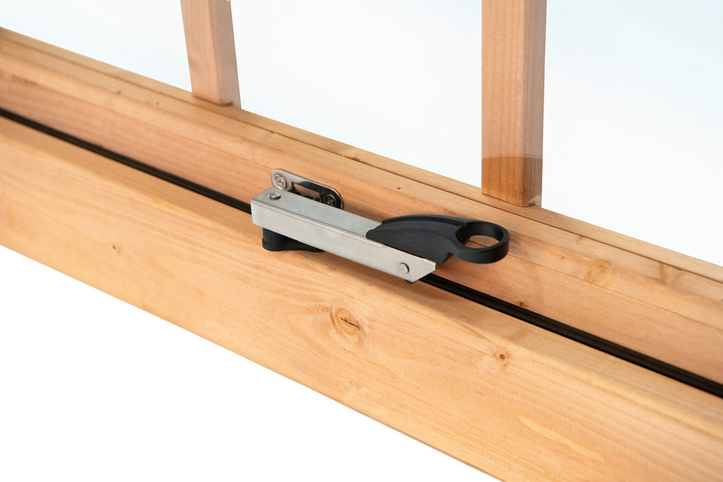 Douglas uitzetraam 6-ruits B900xH700mm buitenmaat (rvs beslagset)