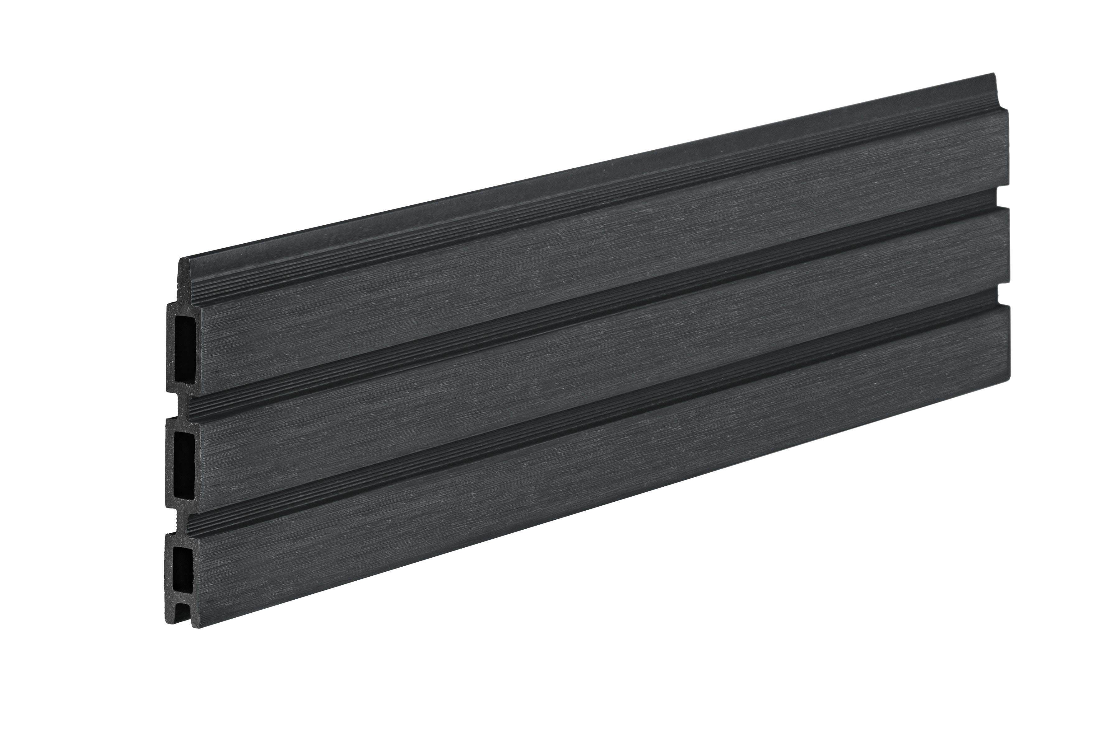 PuraFence Royal composiet plank 2,0 x 16,1 x 182 cm, ebony black