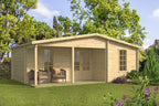 Blokhut - Tuinhuis Ollie | 70 mm | vuren Red Class Wood geïmpregneerd