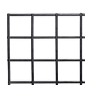 Gaaselement vuurverzinkt zwart gespoten maaswijdte 7,5 x 7,5 cm, draaddikte 3,8 mm H173 x B173 cm