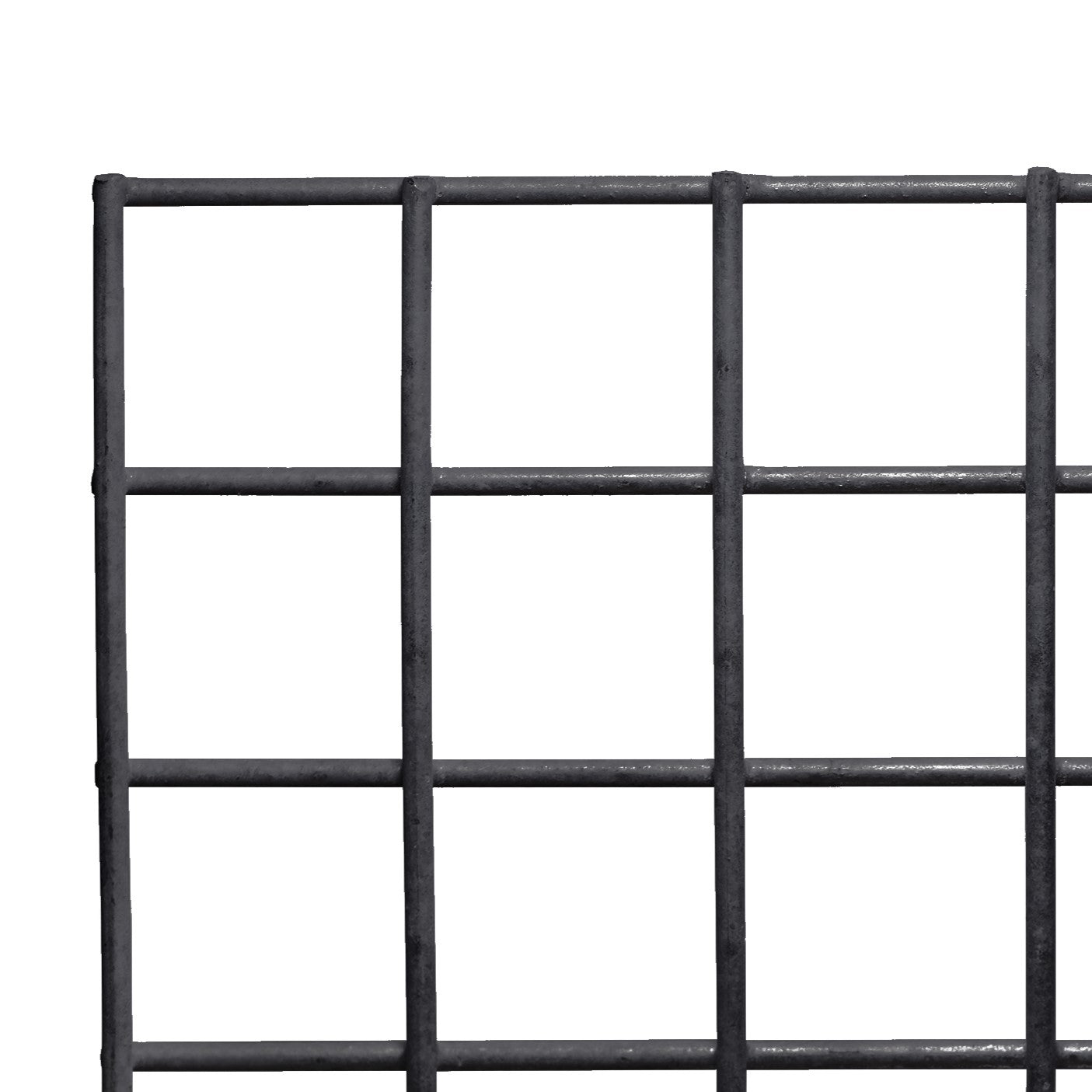 Gaaselement vuurverzinkt zwart gespoten maaswijdte 7,5 x 7,5 cm, draaddikte 3,8 mm H173 x B173 cm