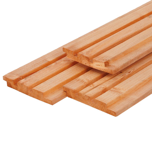 Red Class Wood ME vuren triple profiel 2,2 x 14,0 x 300 cm, gedroogd, geïmpregneerd, geschaafd