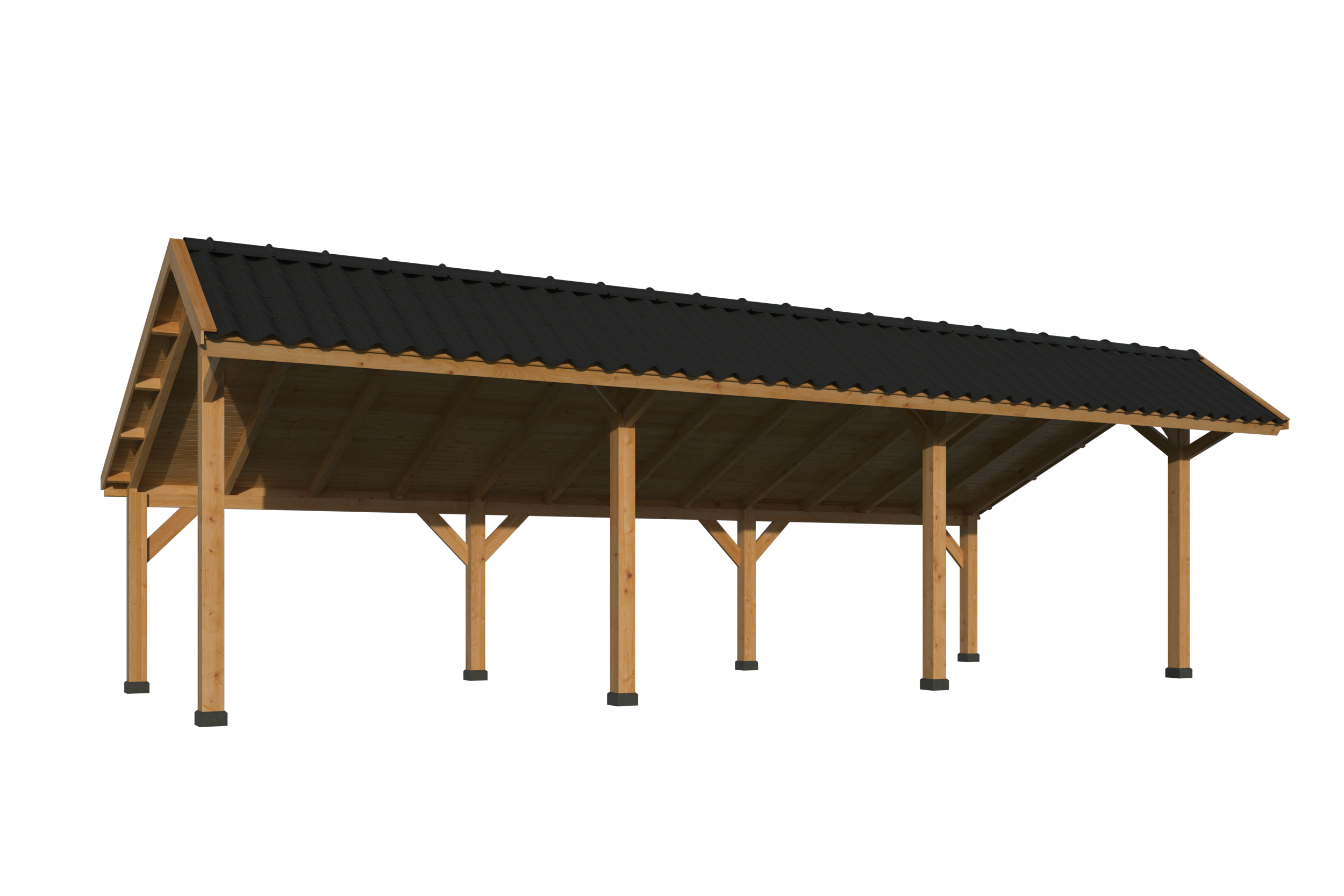 Bergen XL, Type 5 Douglas Gedroogd Potdekselplank blank