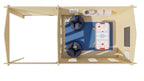 Blokhut - Tuinhuis Skeg | 44 mm | vuren bruin geïmpregneerd