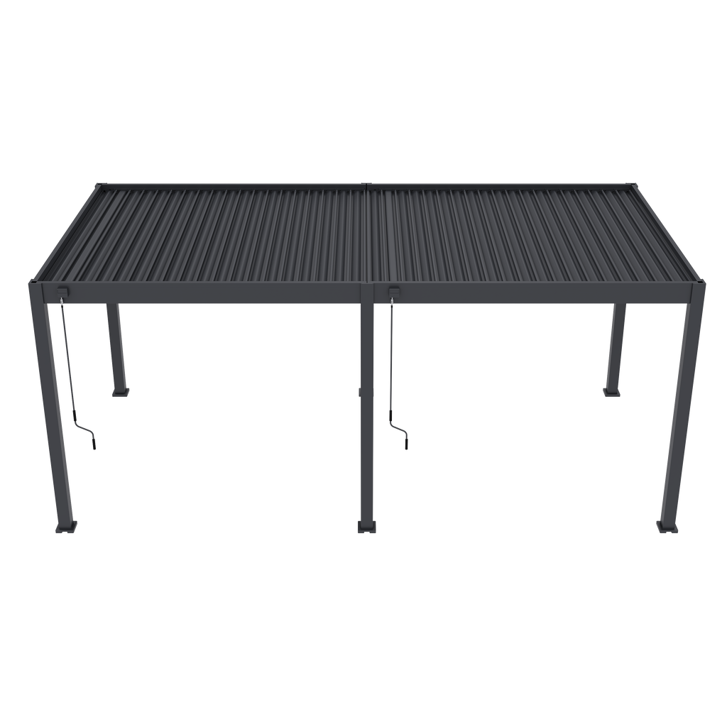 Tuindeco Advance  line vrijstaande aluminium overkapping 300 x 600 x 255 cm antraciet