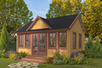 Blokhut - Tuinhuis Clockhouse Trevor | 70 mm | vuren onbehandeld