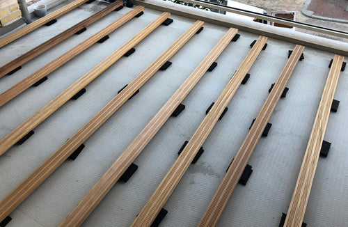 Rubberen Tegeldrager Dakterras / Balkon 30 stuks