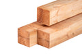 Red Class Wood ME vuren paal 12,0 x 12,0 x 400 cm, gedroogd, geïmpregneerd, geschaafd, 4 ronde hoeken, gelamineerd