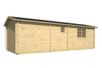 Blokhut - Tuinhuis Ava | 70 mm | vuren groen geïmpregneerd