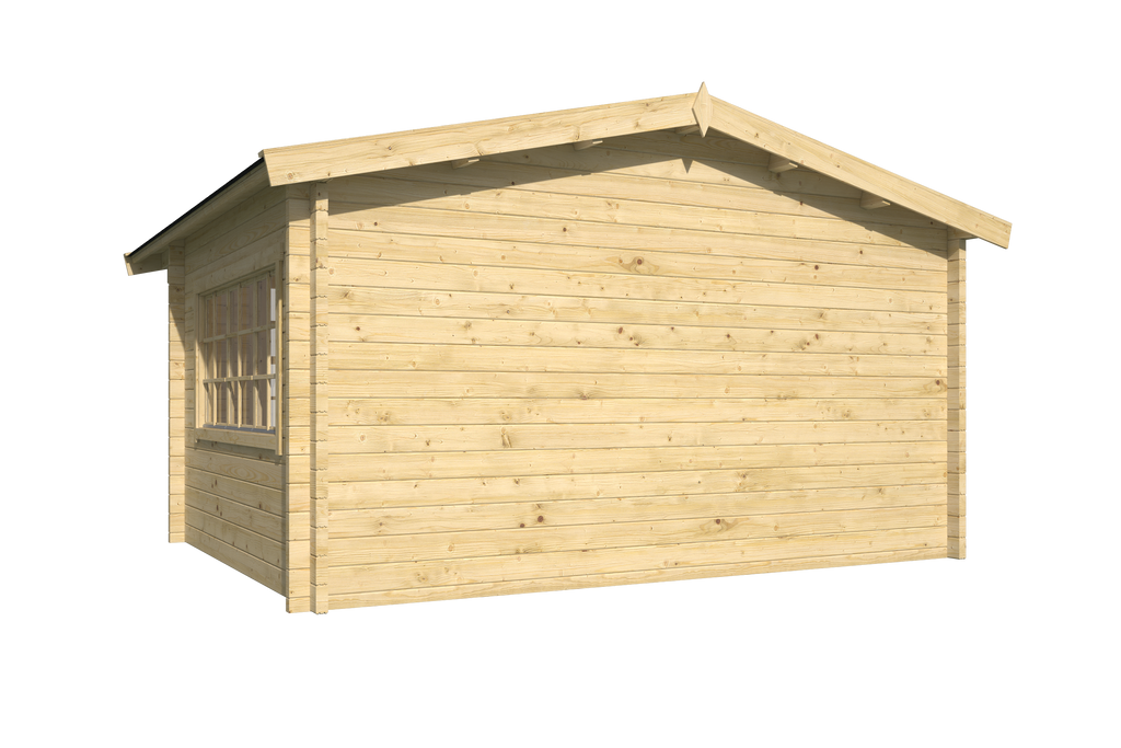 Blokhut - Tuinhuis Blackpool | 58 mm | vuren groen geïmpregneerd