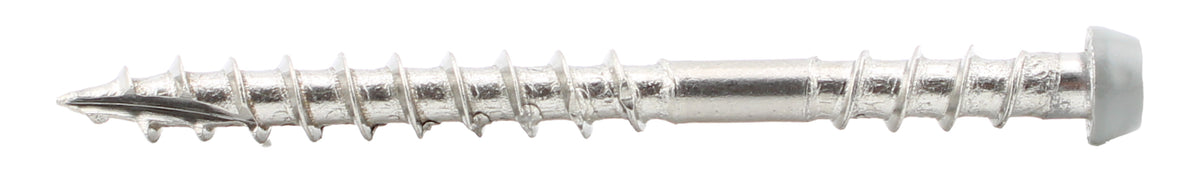 PuraFix vlonderplank schroef M5,3 x 58 RVS light grey voor bovenzijde bevestiging - 75 stuks