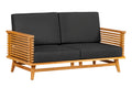 Teak loungeset Riverside 2-zits bank incl. kussens