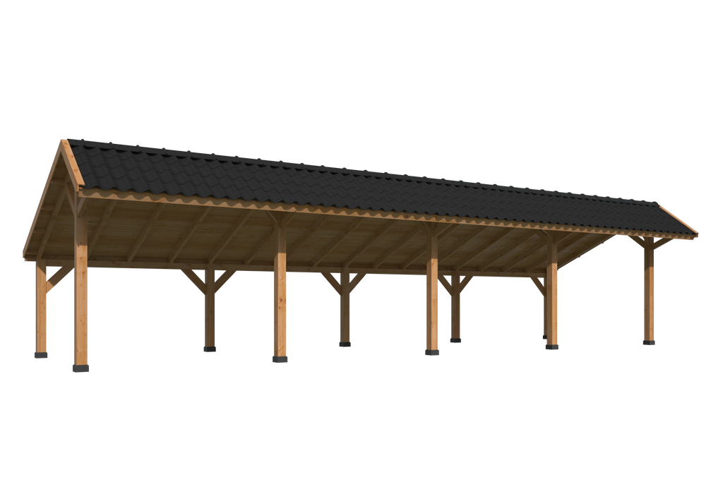 Bergen XL, Type 9 Douglas Gedroogd Potdekselplank blank
