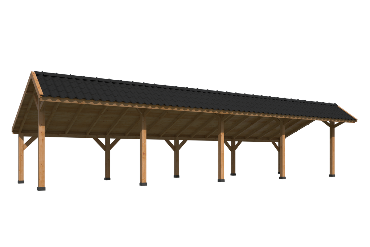 Bergen XL, Type 9 Douglas Gedroogd Potdekselplank blank