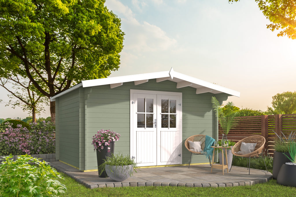 Blokhut - Tuinhuis Murcia | 34 mm | vuren Red Class Wood geïmpregneerd