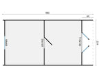 Camping POD 480 | 28 mm | vuren onbehandeld