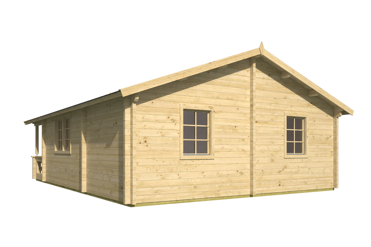Blokhut - Tuinhuis Kay | 70 mm | vuren onbehandeld
