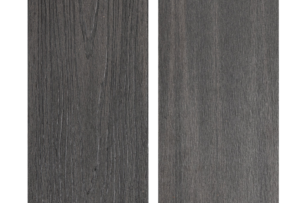 PuraShield composiet vlonderplank 2,3 x 13,8 x 500 cm, dark grey, massief, fijne houtnerf, clip systeem