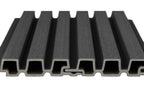 PuraTech 30 composiet triple profiel 3,3 x 17,0 x 390 cm, ebony black, fijne houtnerf