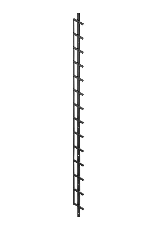 Flex Fence zwart gepoedercoat zelfbouwpakket lengte 220 cm