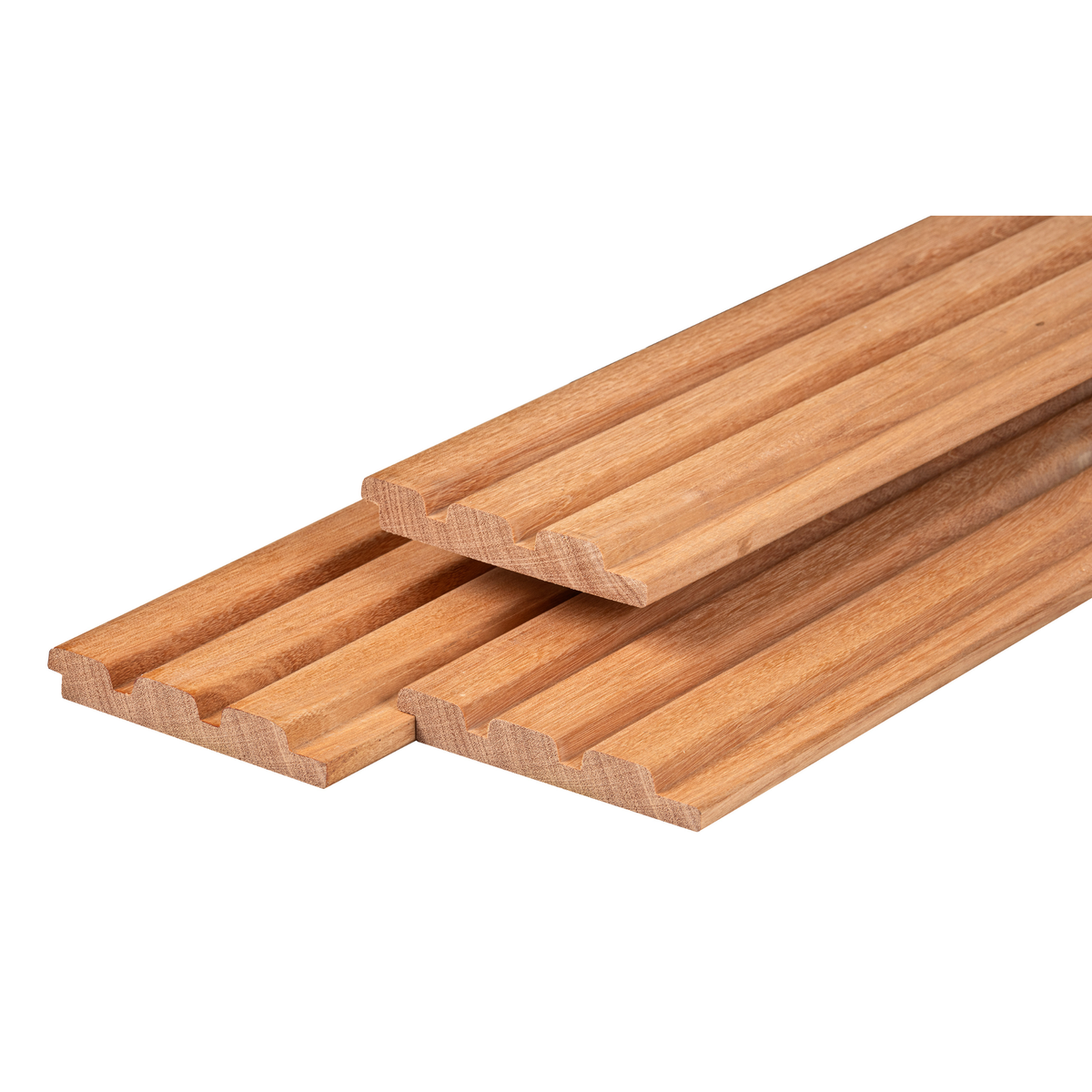 Bangkirai hardhout triple profiel 2,2 x 14,5 x 275 cm geschaafd