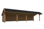 Bergen XL, Type 10 Douglas Gedroogd Potdekselplank blank