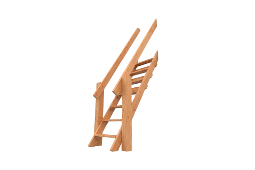Aanbouwtrap speeltoestel Steps, douglas